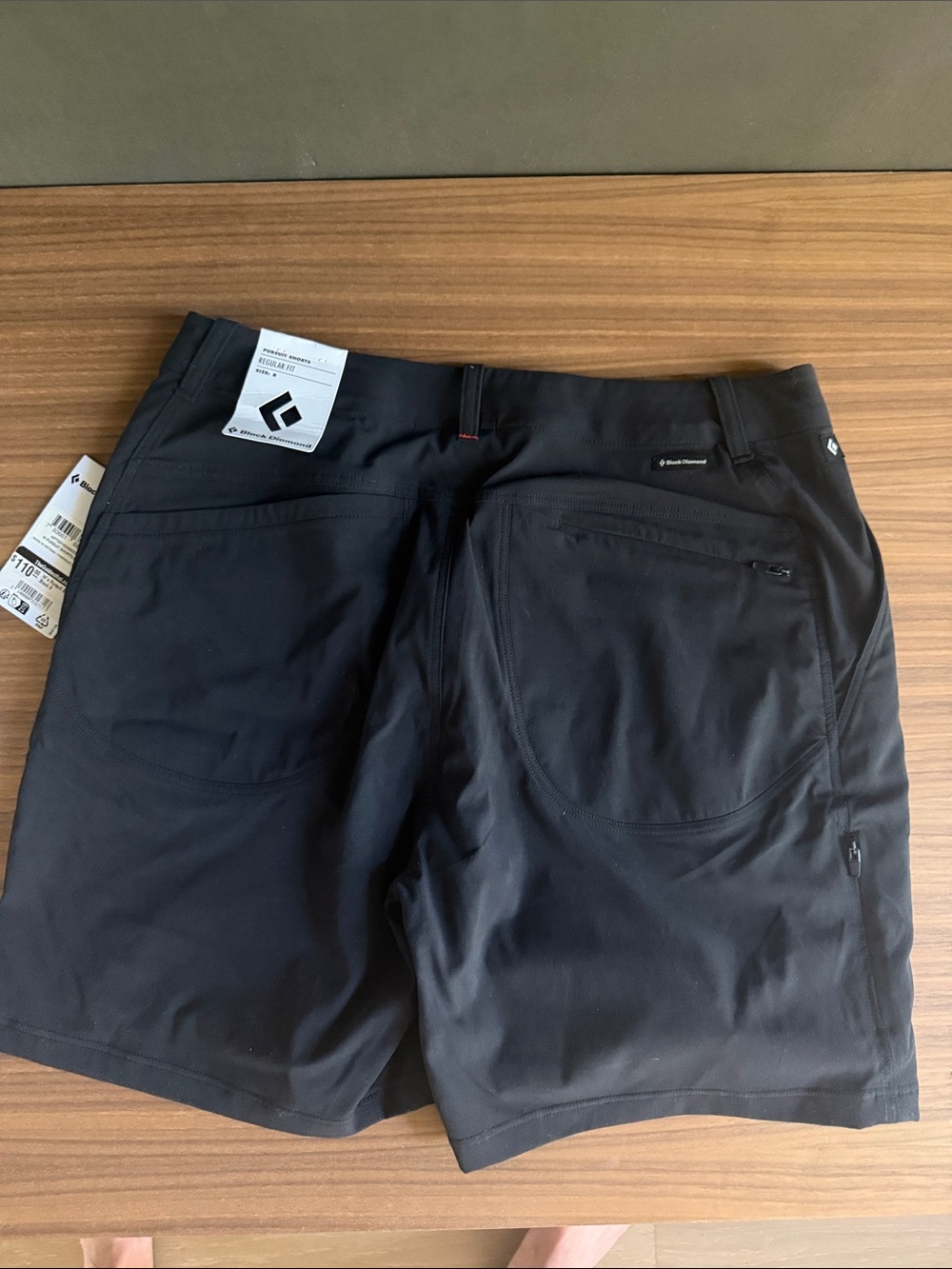 Black Diamond Men's/Women's Black Athletic Shorts - Picture 5 of 8